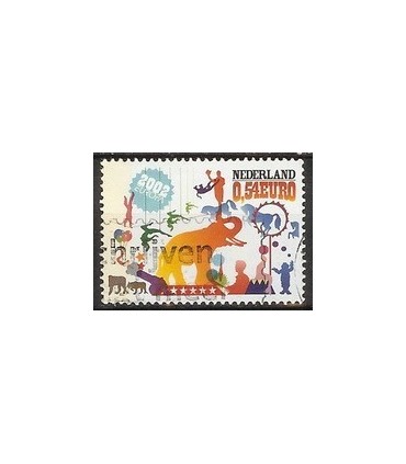 2100 Europa zegel (o)