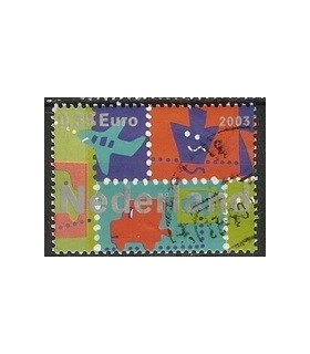2194 Land Lucht Water zegel (o)
