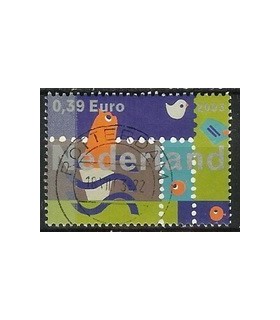 2195 Land Lucht Water zegel (o)