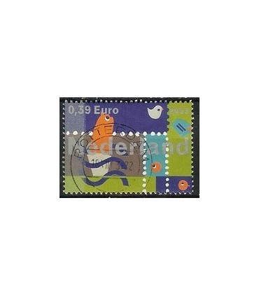 2195 Land Lucht Water zegel (o)