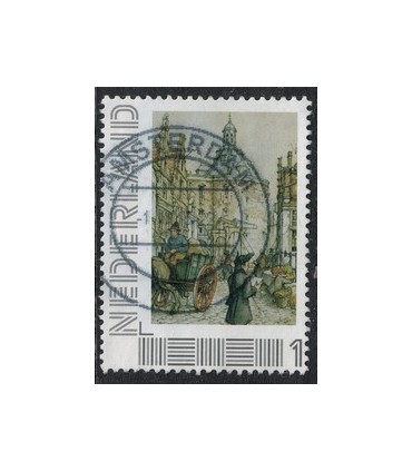 Anton Pieck Man op koets (o) 