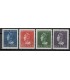 346 - 349 Koningin Wilhelmina (x)
