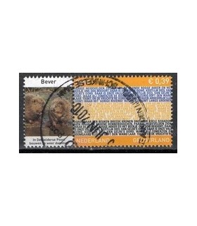 2068 Provinciezegel TAB (o) bever