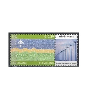 2076 Provinciezegel TAB (o) windmolens