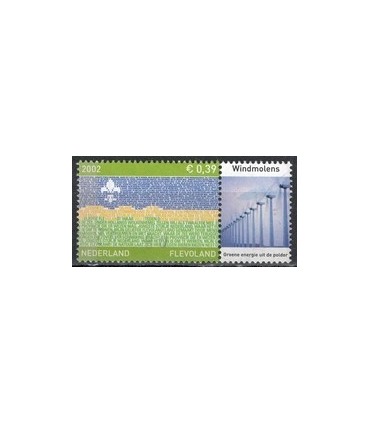 2076 Provinciezegel TAB (o) windmolens