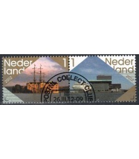 2912 - 2913 Bezoek Amsterdam (o) TAB