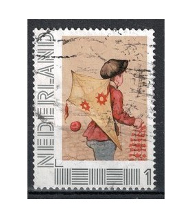 Anton Pieck Jongen met vlieger (o) 