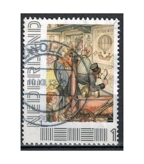 Anton Pieck Man met vergrootglas (o) 