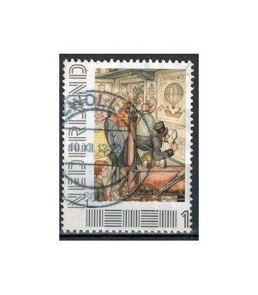 Anton Pieck Man met vergrootglas (o) 