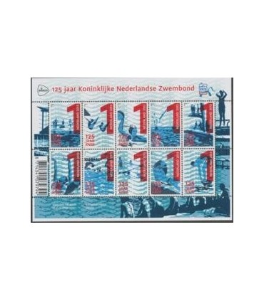 3079 - 3088 125 jaar Zwembond (xx)