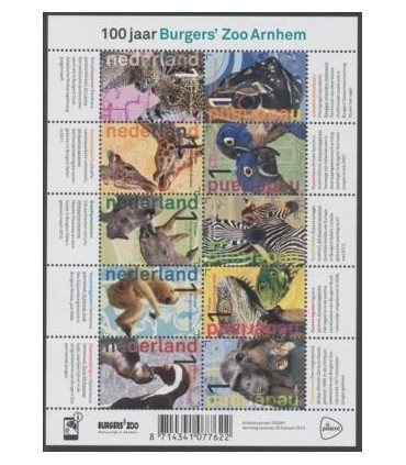 3028 - 3037 100 jaar Burgers Zoo Arnhem (xx)