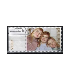 3001d Kinderzegels 3xA (o) TAB