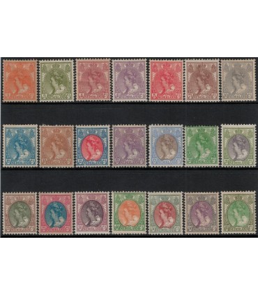 056 - 076 Koningin Wilhelmina (x)