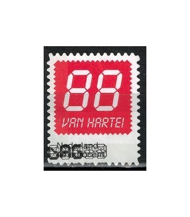 2671a Felicitatiezegel van harte (o)