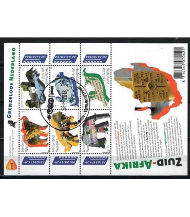 2844 - 2849b Grenzeloos Zuid Afrika (o)