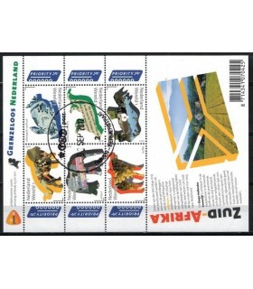2844 - 2849c Grenzeloos Zuid Afrika (o)