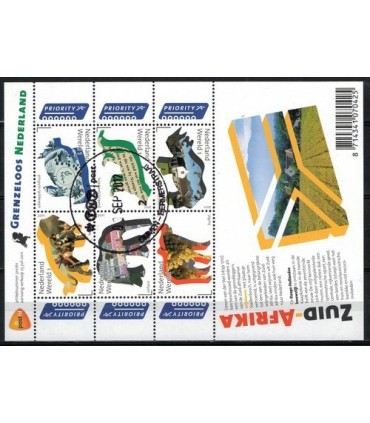 2844 - 2849c Grenzeloos Zuid Afrika (o)