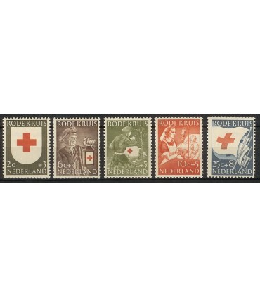 607 - 611 Rode Kruiszegels (x)