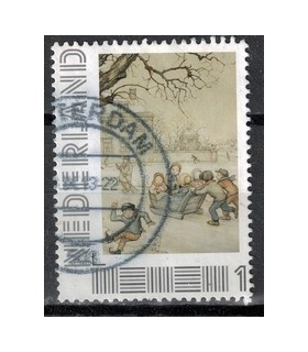 2751 Af 17 Anton Pieck op gladde ijzers (o) 