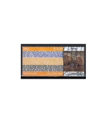 2068 Provinciezegel TAB (o) bever