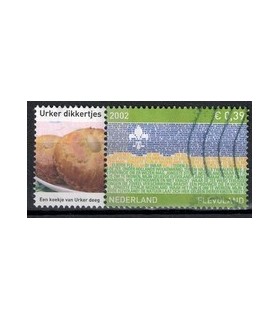 2076 Provinciezegel TAB (o) Urker dikkertjes