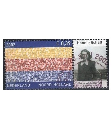 2067 Provinciezegel TAB (o) Hannie Schaft