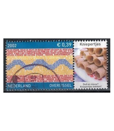 2074 Provinciezegel TAB (o) kniepertjes