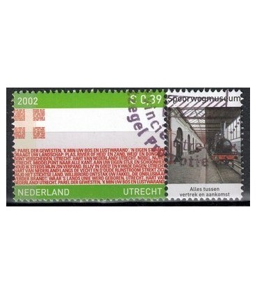 2072 Provinciezegel TAB (o) spoorwegmuseum rechts