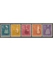 707 - 711 Zomerzegels (x)