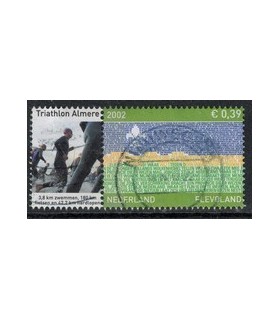 2076 Provinciezegel TAB (o) triathlon links