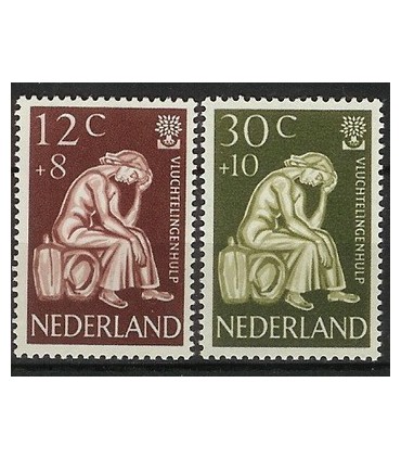 736- 737 Vluchtelingenzegels (x)