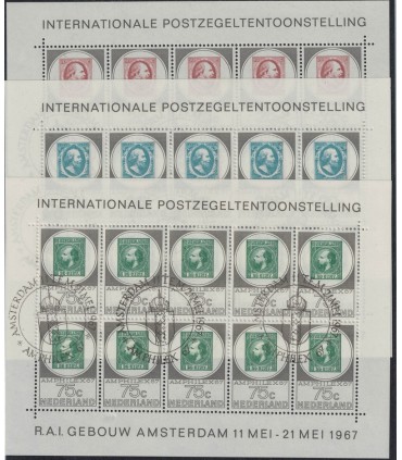 0886 - 888 Amphilexzegels (o)