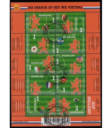 3187 - 3196 Oranje op het WK Voetbal (o)
