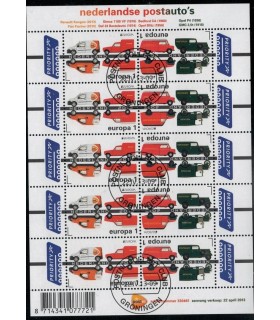 3055 - 3056 Postauto modern oud Europazegel (o) vel
