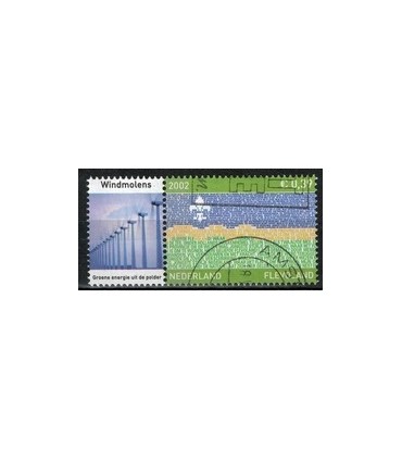 2076 Provinciezegel TAB (o) windmolens links