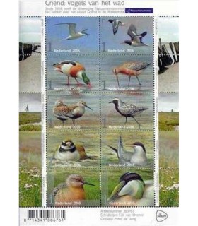 3401 - 3410 Griend vogels van het wad (xx)