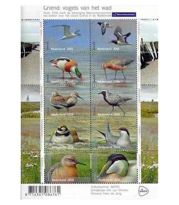 3401 - 3410 Griend vogels van het wad (xx)