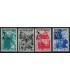 244 - 247 ANVV Zegels (xx)