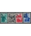 244 - 247 ANVV Zegels (xx)