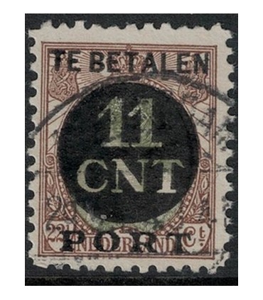 Postpakketverrekenzegel 1 (o) C-lijntanding