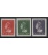 347 - 349 Koningin Wilhelmina (xx) 4. incl. certificaat