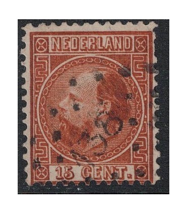 009 Koning Willem III (o) puntstempel 138.