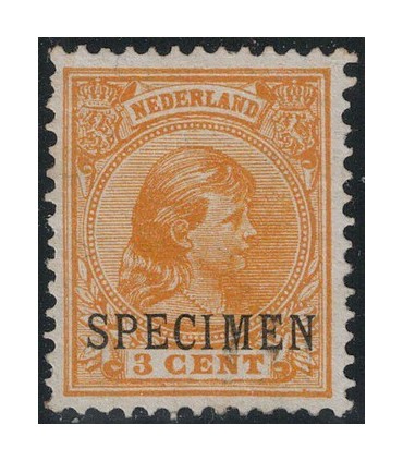 034 Prinses Wilhelmina (x) Specimen lees!