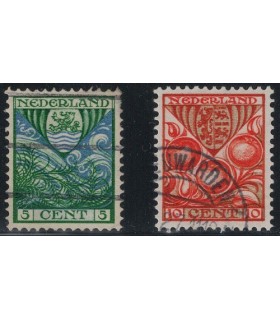 200a - 201a Kinderzegels (o)