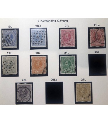 019L - 027L Koning Willem III (o) lees!