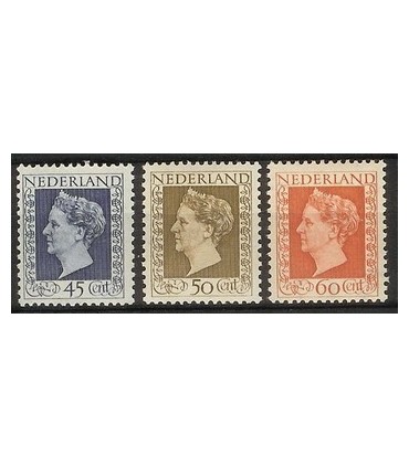 487 - 489 Koningin Wilhelmina (x)