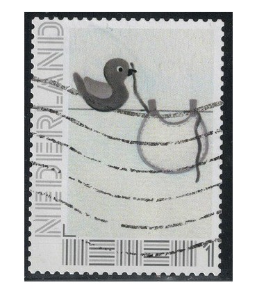 Vogeltje met slab (o)