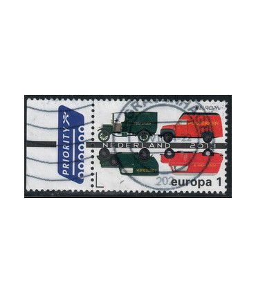 3056 Postauto modern Europazegel (o) TAB