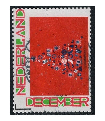 Kerstzegel kerstboom (o)