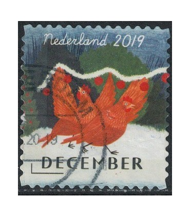 3806 Kerstzegel (o)